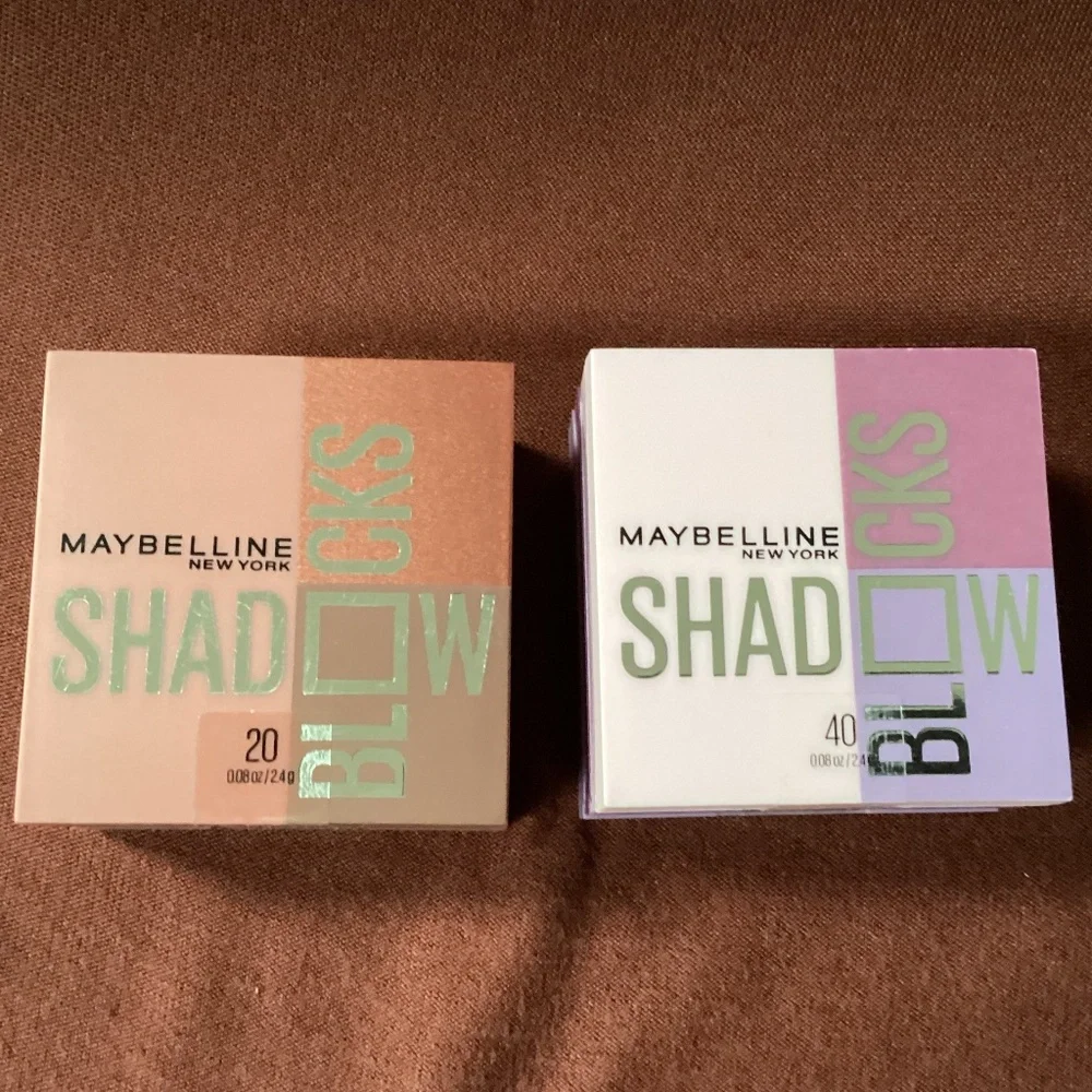 Maybelline New York Shadow Blocks 20 & 40 NEW